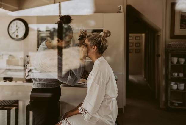 Elopement setup at Rathmoy Estate with scenic outdoor background