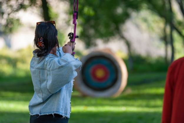 Corporate meeting setup at Rathmoy Estate