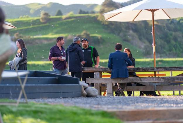 Indoor corporate event setup at Rathmoy Estate